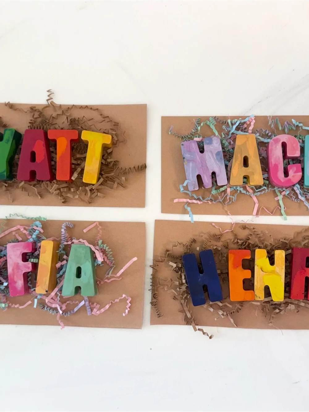 Personalized Crayon Name Set- children’s Gift